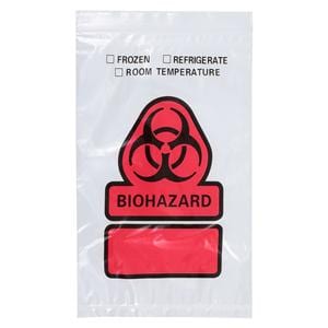 Specimen Transport Bag 6x9" Clear Reclosable Closure With 3-Wall/...