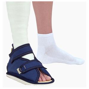 Comfo-Eze Cast Shoe Adult Canvas Upper Navy Large