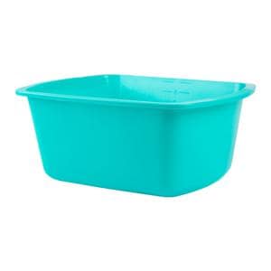Wash Basin Rectangle Polypropylene Turquoise 7qt