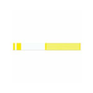Short Stay Write-On Wristband Tyvek Yellow Adult / Pediatric 1000/Bx