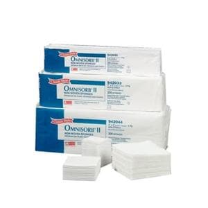 Omnisorb II Rayon/Polyester Blend Gauze Sponge 3x3" 4 Ply Non-Sterile NWvn LF