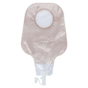 New Image 2-Piece 12" Ostomy Pouch Ultra-Clear/Blue
