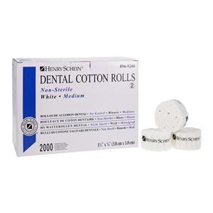 Premium Cotton Roll 1.5 in Non Sterile 2000/Bx, 12 BX/CA