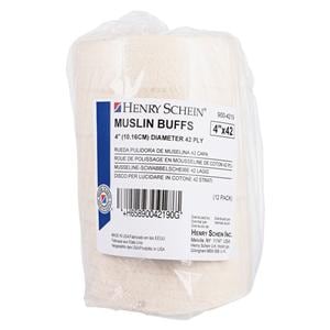 Buff Muslin 4" x 42 Ply 12/Pk