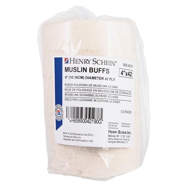 Buff Muslin 4" x 42 Ply 12/Pk