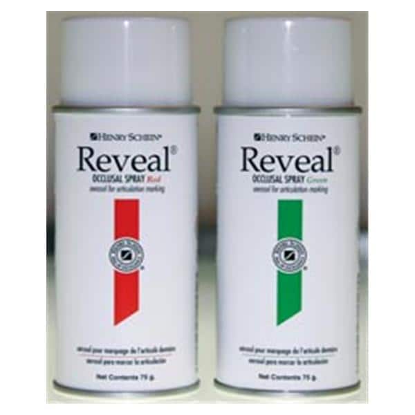 Reveal Occlusion Spray High Spot Indicator Green 75 Gm 75gm/Ea