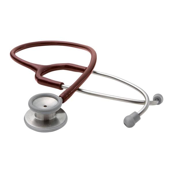 Henry Schein Adscope Clinician Stethoscope Reusable Adult Burgundy PVC Tubing Ea, 10 EA/CA