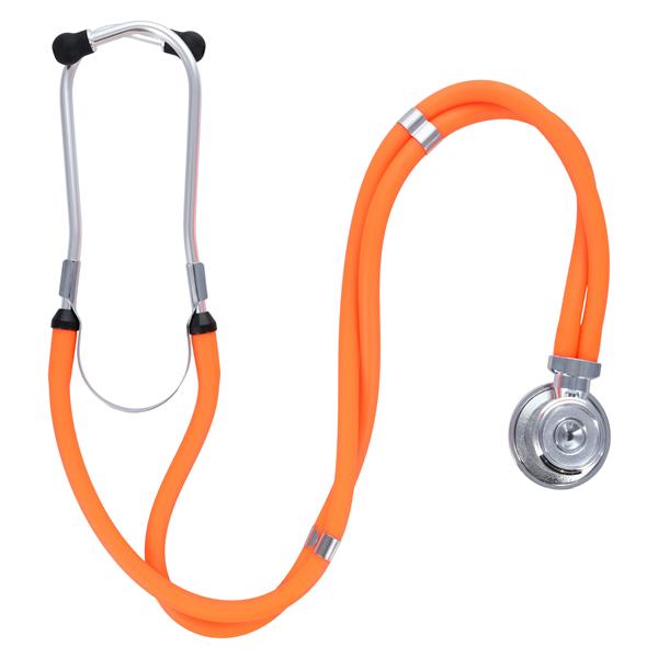 Henry Schein Adscope Pro Sprg Rprt Stethoscope Rsbl Adlt/Ped NeoOrng 2Tb Ea, 20 EA/CA
