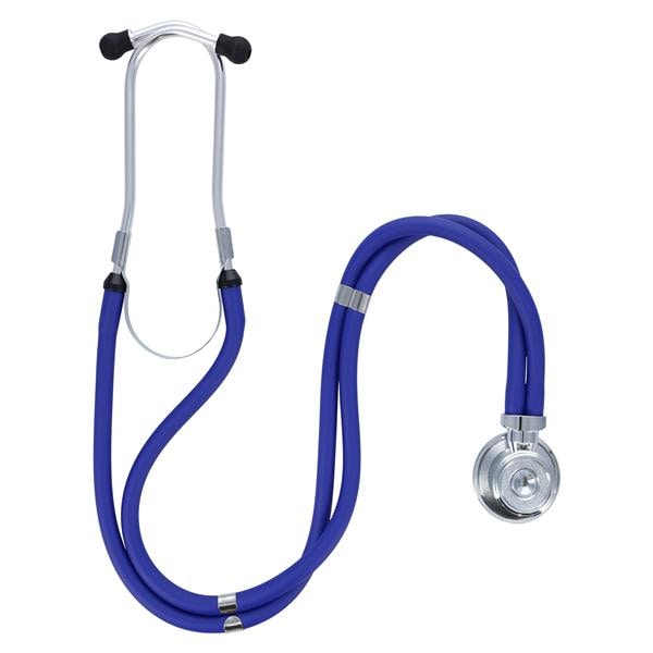 Henry Schein Adscope Pro Sprg Rprt Stethoscope Rsbl Adlt/Ped RylBlu 2Tb Ea, 20 EA/CA
