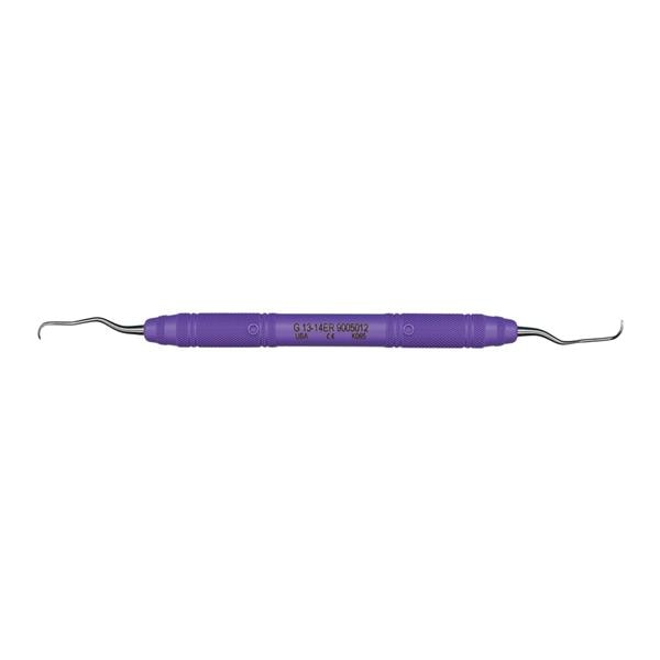MaxiGrip Curette Gracey Extended Reach Double End Size 13/14 9.5 mm Resin Ea
