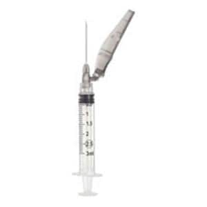 Hypodermic Syringe/Needle 25gx1" 3cc Safety No Dead Space 100/Bx, 12 BX/CA