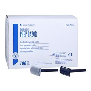 Shave Prep Razor Double edge/SS Disposable Blue, 10 BX/CA
