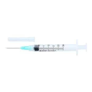 Hypodermic Syringe/Needle 21gx1" 3cc Conventional No Dead Space 50/Pk, 40 PK/CA