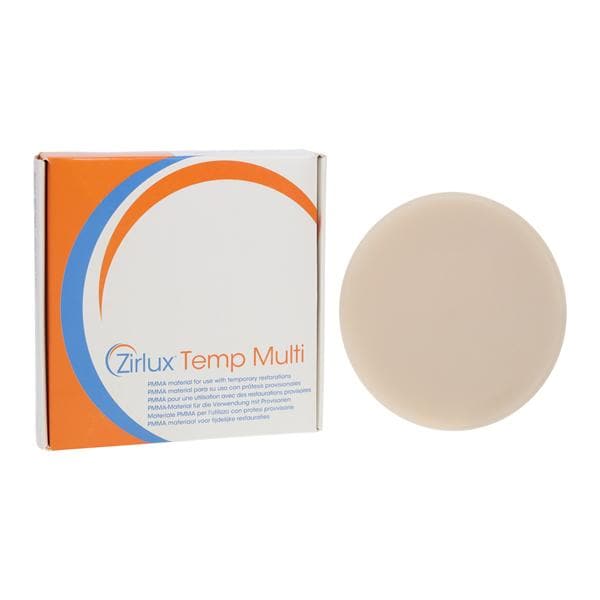 Zirlux Temp Multilayer PMMA Disc A1 98x12mm Ea