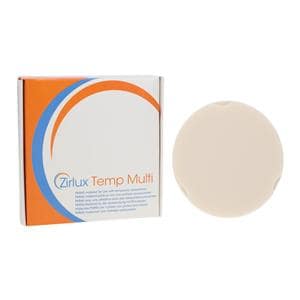 Zirlux Temp Multilayer PMMA Disc BL 95x20mm Ea