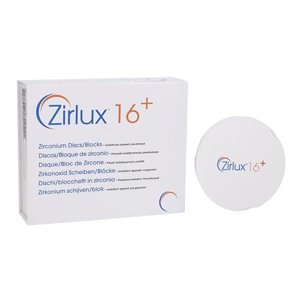 Zirlux 16+ Zirconia Disc A1 95x16mm Ea product image