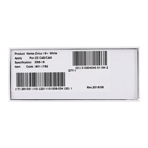 Zirlux 16+ Zirconia Disc White 95x16 Ea