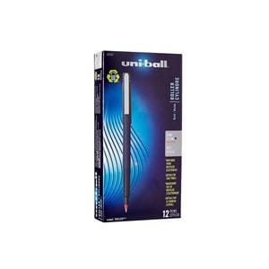 uni-ball Rollerball Fine Point 0.7 mm Pen Red 12/Pk