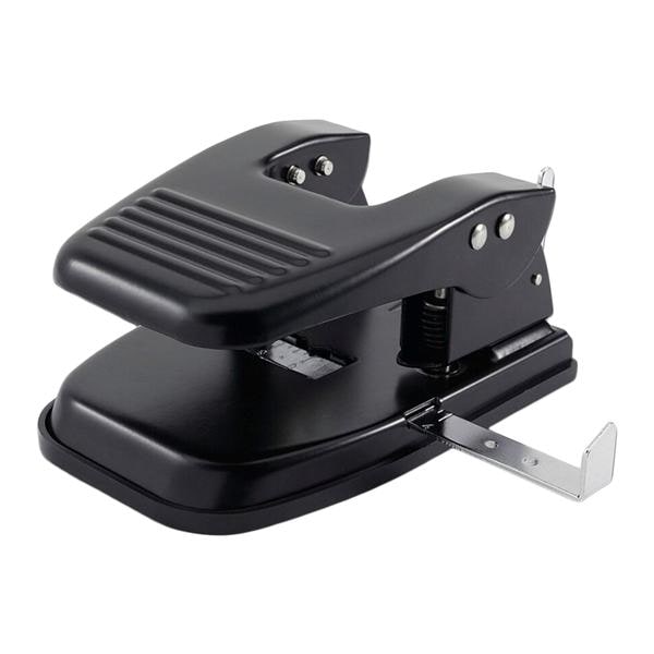 Office Depot Brand 2-Hole Paper Punch Black Ea