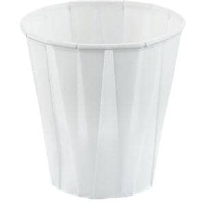 Pleated Water Cups 3.5 Oz 100/Pk