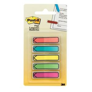 Post-it Arrow Flag 1.75 in x 1/2 in Bright Colors 100/Pack 100/Pk