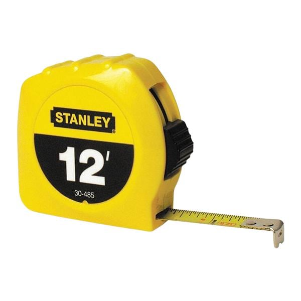 Stanley Bostitch Thumb Latch Lock Measuring Tape 12' Ea