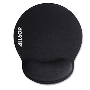 Allsop Memory Foam Mouse Pad 0.25 in x 9.75 in x 11.5 in Black Ea