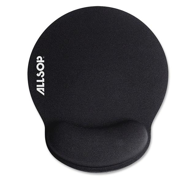 Allsop Memory Foam Mouse Pad 0.25 in x 9.75 in x 11.5 in Black Ea