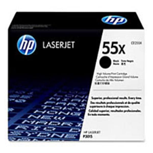 HP 55X High-Yield Black Original Toner Cartridge (CE255X) Ea