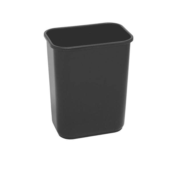 Highmark Wastebasket 7 Gallons 14.5 in x 10.5 in x 15.25 in Black Ea