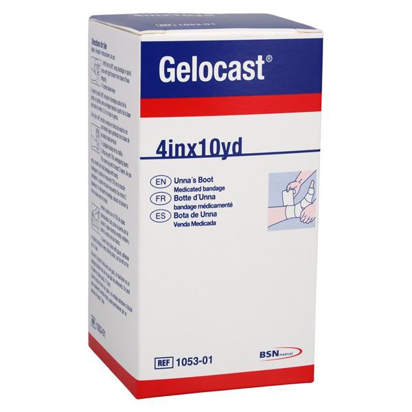Gelocast Unna Boot Bandage Zinc Oxide/Calamine 4"x10yd Ea, 12 EA/CA