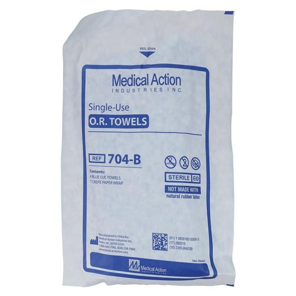 Towel O.R. Blue Sterile
