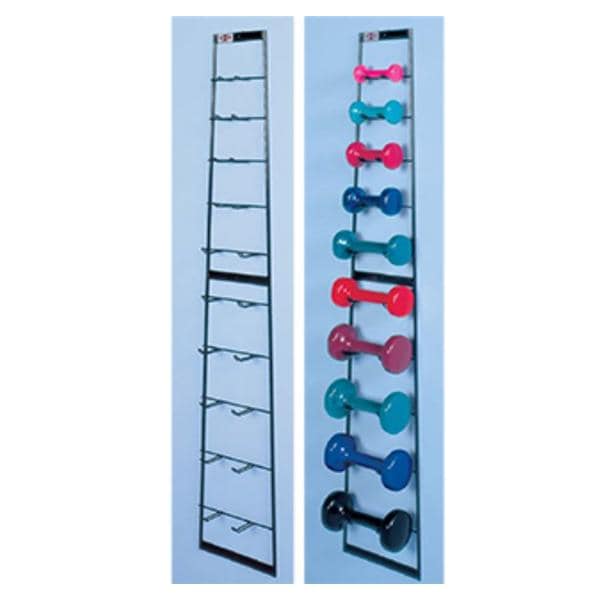 Dumbbell Rack Wall Mount With 1-10lbs Weights