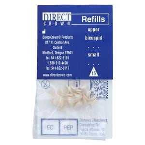 DirectCrown Crowns Size AC15 Upper Bicuspid Replacement Crowns 8/Bx