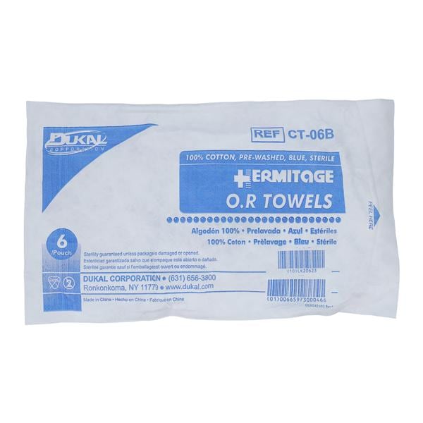 Towel O.R. Blue Sterile