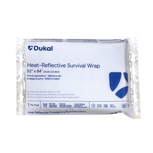 Emergency/Rescue Blanket Silver Foil 52x84", 250 EA/CA