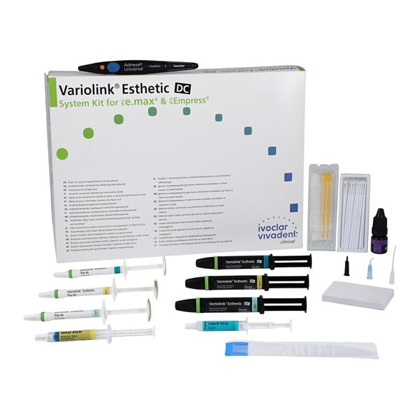 Variolink Esthetic DC Luting Cement Assorted 2 Gm Emax Kit Ea