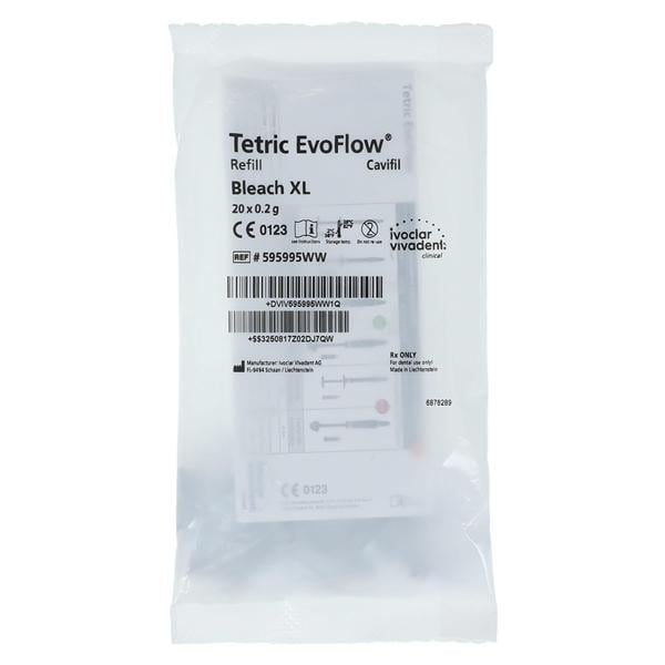 Tetric EvoFlow Flowable Composite Bleach XL Cavifil Refill 20/Bx