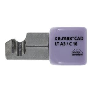 IPS e.max CAD LT Milling Blocks Low Translucency C16 A3 For PlanMill 5/Bx