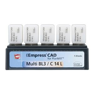 IPS Empress CAD Multi Milling Blocks Multi-Chromatic C14L BL3 For PlanMill 5/Bx