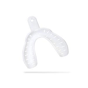 AccuDent XD Disposable Edentulous Tray Perforated 9 Med Lower Refill Pack 12/Pk