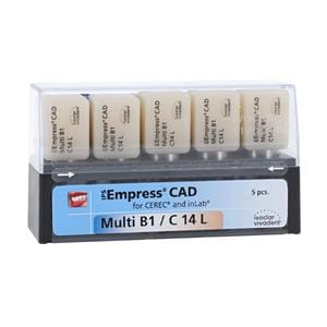 IPS Empress CAD Multi Milling Blocks Multi-Chromatic C14L B1 For CEREC 5/Bx