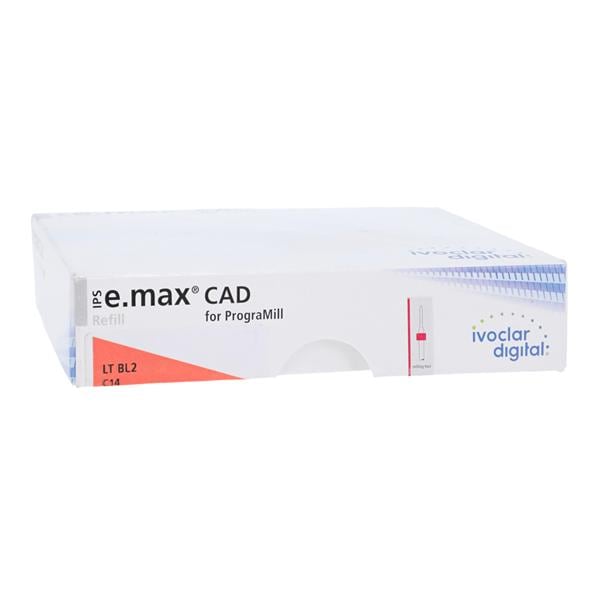 IPS e.max CAD LT Milling Blocks Low Translucency C14 BL2 For PrograMill 5/Bx