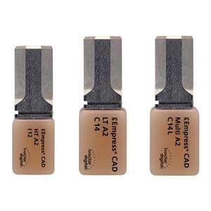 IPS Empress CAD Milling Blocks Low Translucency C14 BL1 For PrograMill 5/Bx