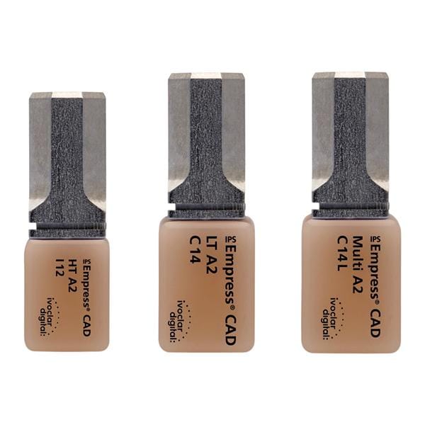 IPS Empress CAD Milling Blocks Low Translucency C14 BL1 For PrograMill 5/Bx