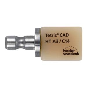 Tetric CAD HT Milling Blocks High Translucency C14 A3 For CEREC 5/Pk