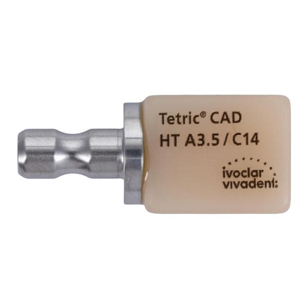 Tetric CAD HT Milling Blocks High Translucency C14 A3.5 For CEREC 5/Pk