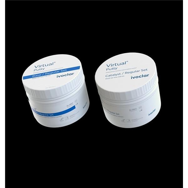 Virtual Impression Material Putty Regular Set 600 mL Putty Package 2/Pk - Virtual Impression Material Putty Regular Set 600 mL Putty Package 2/Pk - Image 1