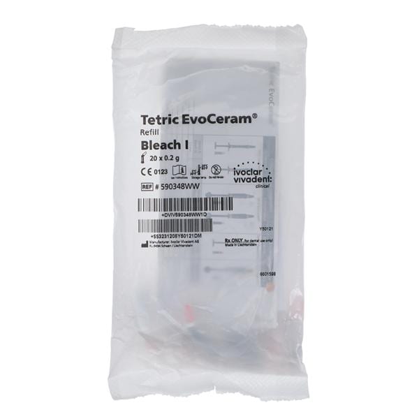 Tetric EvoCeram Universal Composite Bleach I Bleach Cavifil Refill 20/Bx