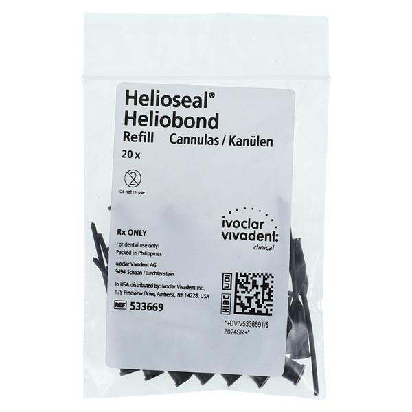 Helioseal Cannulas Black 20 Gauge 20/Pk
